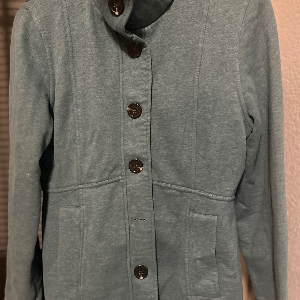 Prana Women's Green Button-Up Jacket